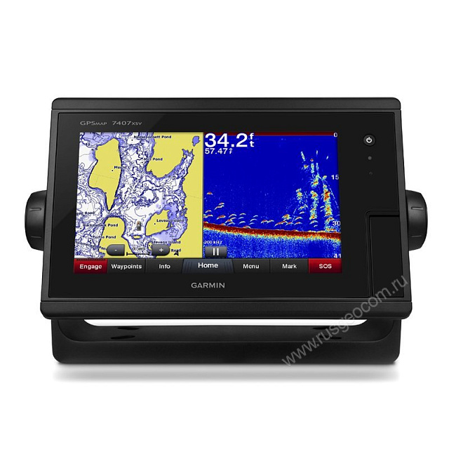 Картплоттер с эхолотом Garmin GPSMAP 7407xsv 7  J1939 Touch screen
