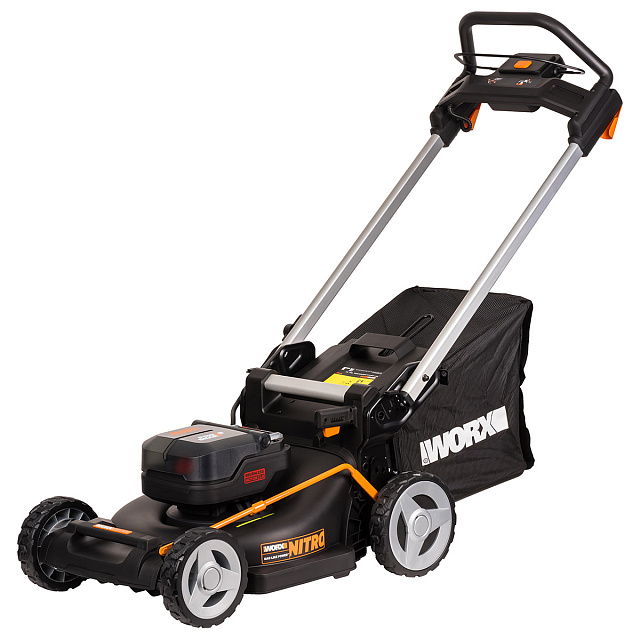 Аккумуляторная газонокосилка WORX WG748E