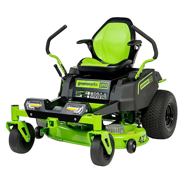 Райдер с нулевым радиусом разворота Greenworks GC82ZT107 82V (107 см) бесщеточный аккумуляторный с 6хАКБ 5 Ач + 3хЗУ G82C2