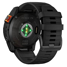 Fenix 7 PRO Solar Edition серый корпус и черным ремешком