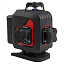 RGK PR-4D Red - лазерный уровень (360° / красный луч / 70м с приемником / АКБ) + RGK CG-2 - распорная штанга-штатив