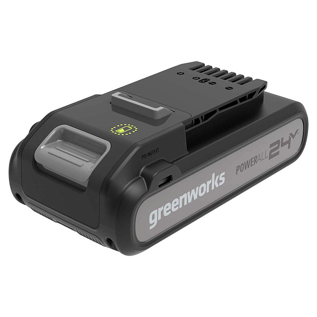 Аккумулятор Greenworks G24B4+ 24V 4 А.ч с c двумя USB-C разъемами