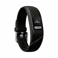 Фитнес-часы Garmin Vivofit 4 черный с блестками стандартного размера