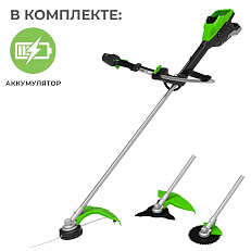 Greenworks TB201H бесщеточный, 82V c АКБ 2,5 Ач