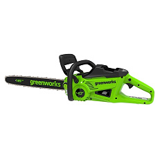 Цепная пила аккумуляторная Greenworks GD40CS20XK8 40V, 40см, бесщеточная, c АКБ 8 Ач + ЗУ