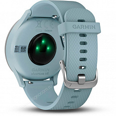 спортивные часы Garmin vivomove HR Sport Silver with Seafoam Silicone