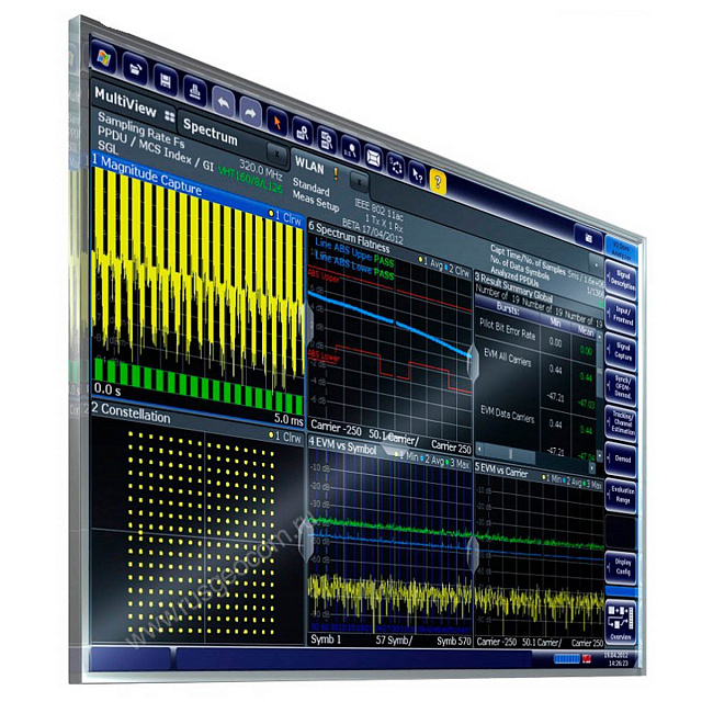 Анализ сигналов WLAN IEEE 802.11n Rohde Schwarz FSW-K91n